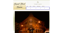 Desktop Screenshot of grandhotelcasino.com.ar