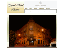 Tablet Screenshot of grandhotelcasino.com.ar